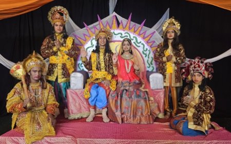 नंदादेवी रामलीला का भव्य समापन: राम राज्याभिषेक और सांस्कृतिक कार्यक्रम