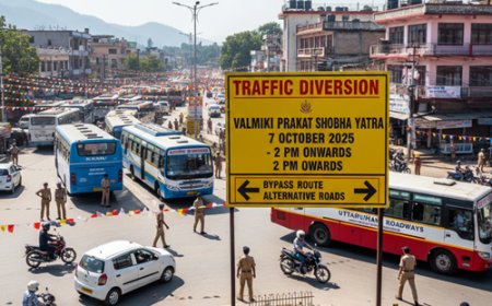 भगवान वाल्मीकि प्रकट दिवस: 7 अक्टूबर को हल्द्वानी में ट्रैफिक डायवर्जन का नया प्लान