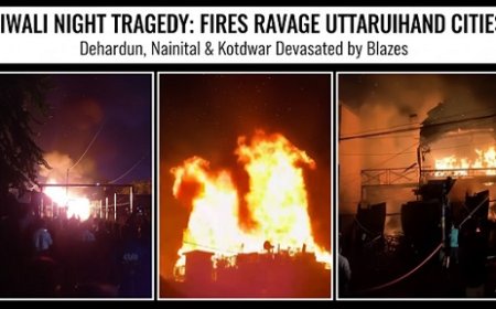 उत्तराखंड: दीपावली की रात कई शहरों में अग्निकांड का तांडव !