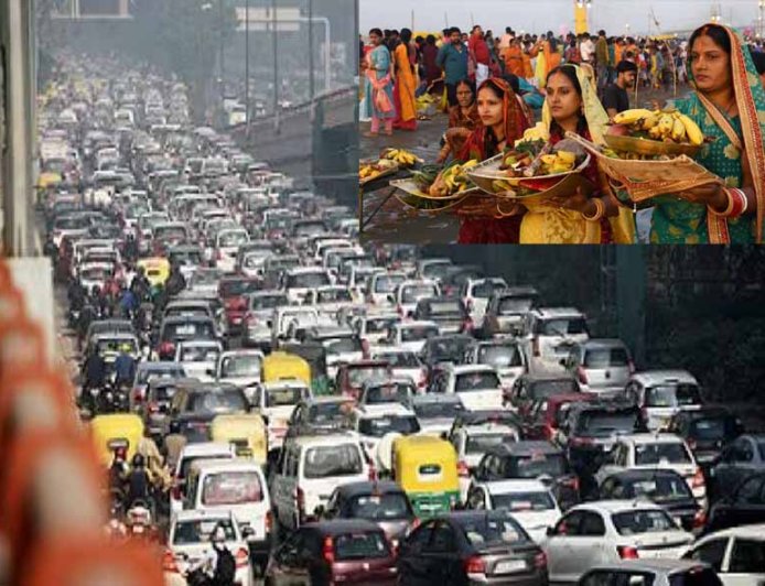 छठ पूजा के दौरान दिल्ली में यातायात परिवर्तन, खास ट्रैफिक एडवाइजरी जारी
