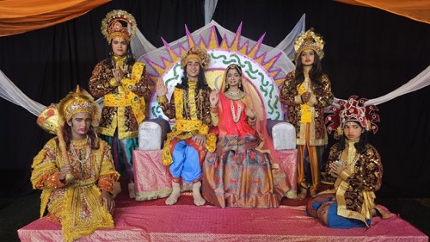 नंदादेवी रामलीला का भव्य समापन: राम राज्याभिषेक और सांस्कृतिक कार्यक्रम