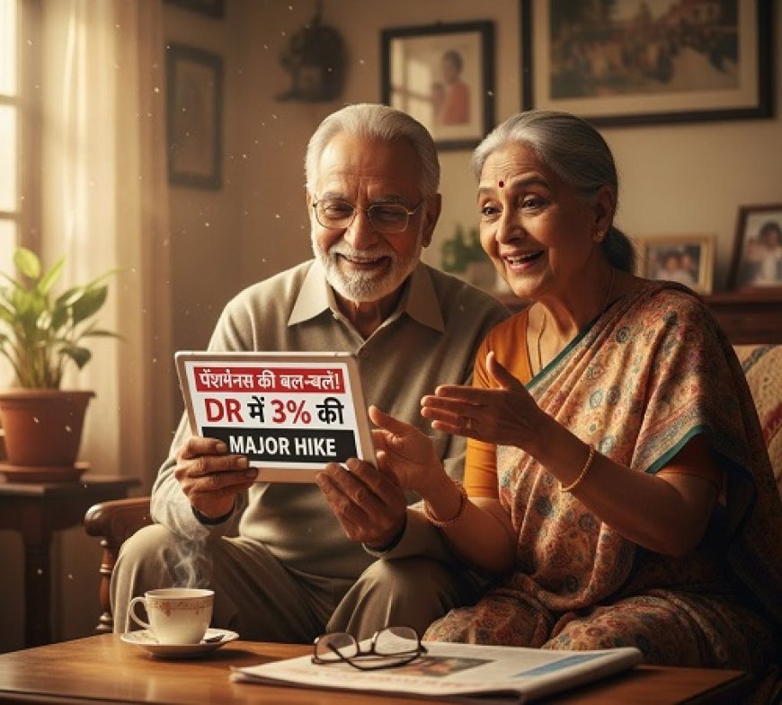 पेंशनर्स की बल्ले-बल्ले: DR में भारी वृद्धि, जानें नई दर कब से लागू?