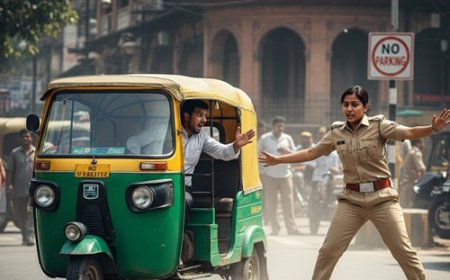 महिला ट्रैफिक कांस्टेबल पर विक्रम टेंपो चढ़ाने की कोशिश; FIR दर्ज