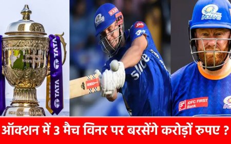 IPL 2026 Auction: 3 खतरनाक खिलाड़ी, जो नीलामी में आए तो बनेगा रिकॉर्ड, पानी की तरह पैसा बहा देंगी टीमें