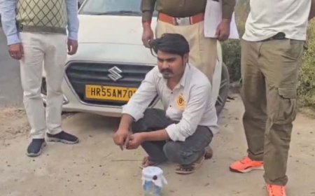 ऑपरेशन ट्रैकडाउन के तहत चलाए जा रहे विशेष अभियान के दौरान, 76 लाख की हेरोइन जब्त, टैक्सी ड्राइवर गिरफ्तार