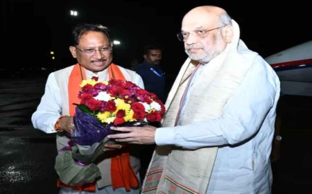 DG-IG Conference : केंद्रीय गृहमंत्री अमित शाह पहुंचे रायपुर, एयरपोर्ट पर सीएम समेत कई नेताओं ने किया स्वागत, तीन दिनों तक चलेगी DG-IG कॉन्फ्रेंस