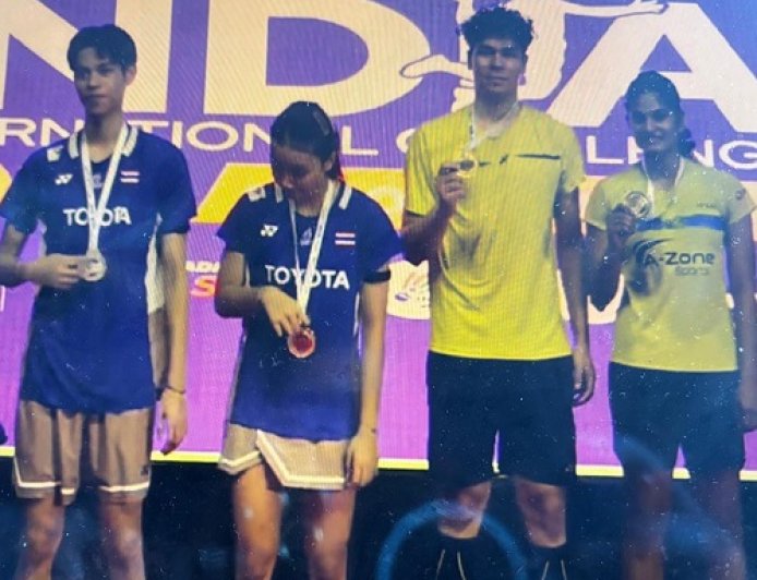 अल्मोड़ा के ध्रुव रावत ने थाईलैंड की जोड़ी को हराकर जीता स्वर्ण पदक