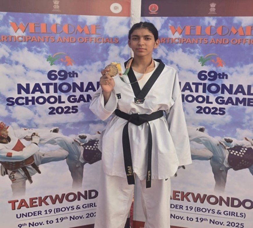 बागेश्वर की बेटी स्नेहा धामी ने राष्ट्रीय विद्यालयी ताइक्वांडो में जीता ‘स्वर्ण’