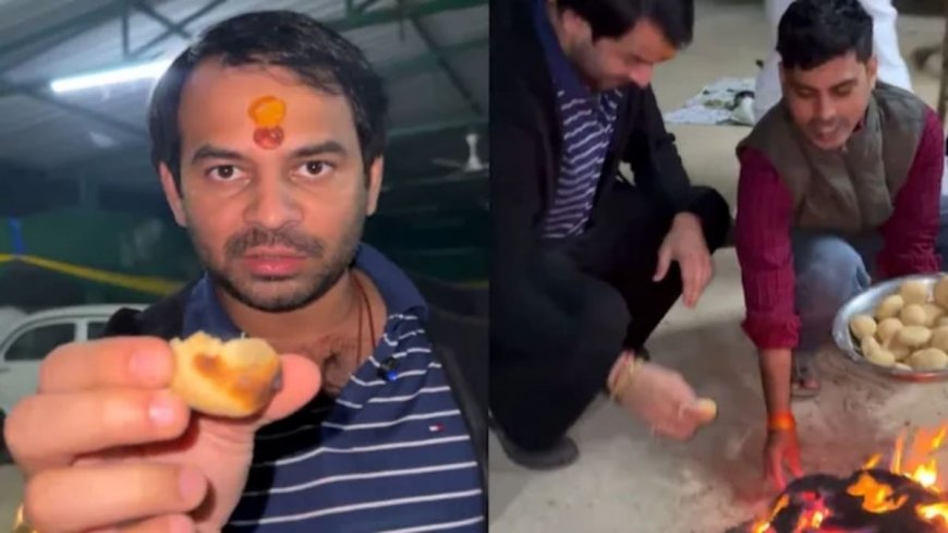 विधानसभा चुनाव हारने सोशल मीडिया और  ब्लॉग बनाने में जुटे लालू के बड़े लाल, देसी अंदाज में लिट्टी चोखा खाने का वीडियो हुआ वायरल