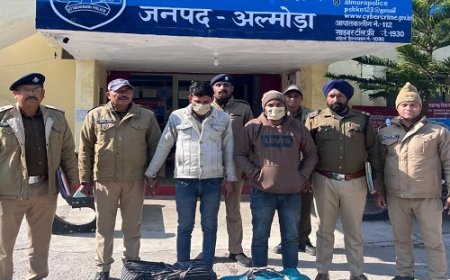 अल्मोड़ा: 5 लाख रुपये कीमत का गांजा पकड़ा, दो तस्कर दबोचे