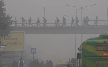 दिल्ली-NCR में बढ़ती ठंड और घना कोहरा, दृश्यता बेहद कम, प्रदूषण भी बढ़ा