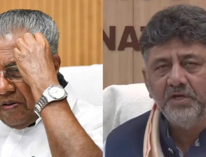 बेंगलुरु में अतिक्रमण हटाने के कारण सियासी संघर्ष, डीके शिवकुमार ने पिनाराई विजयन के आरोपों को किया खारिज