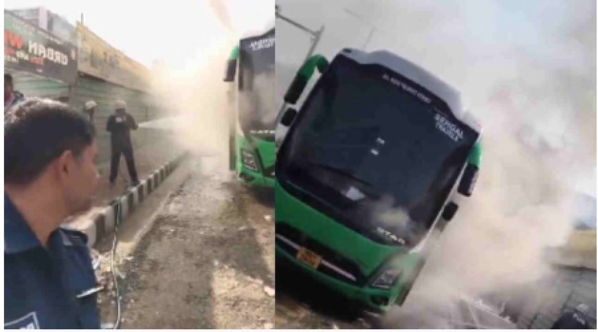 देहरादून में प्राइवेट बस में आग, 40 छात्रों का सुरक्षित रेस्क्यू किया गया