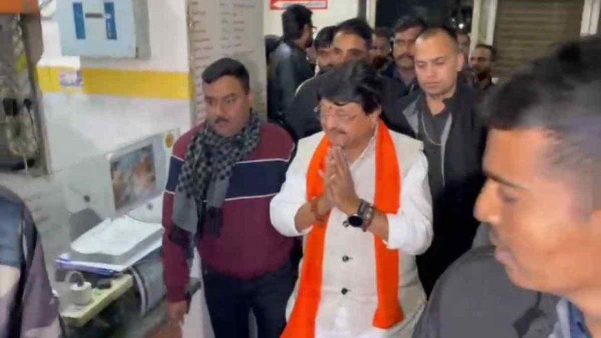 दूषित पानी पीने से दर्जनों बीमार: 35 लोग अस्पताल में भर्ती, देखने पहुंचे मंत्री