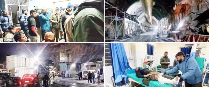 चमोली में सुरंग के भीतर लोको ट्रेनों की भीषण टक्कर, 86 मजदूर घायल