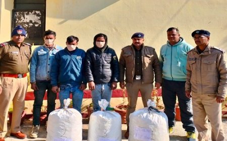 अल्मोड़ा: सुबह-सुबह कार से 13 लाख का गांजा पार लगा रहे तीन तस्कर चढ़े पुलिस के हत्थे