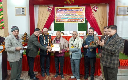 बरेली के डॉ. महेश ‘मधुकर’ और सुरेश ठाकुर समेत देश भर के 21 चर्चित साहित्यकारों का मुरादाबाद में सारस्वत अभिनन्दन