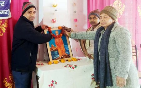 एनएसएस स्वयंसेवियों तथा छात्र-छात्राओं ने धूमधाम से मनाया युवा दिवस