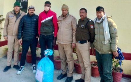अल्मोड़ा: सल्ट में 22 किलो गांजे के साथ मुरादाबाद के दो तस्कर गिरफ्तार