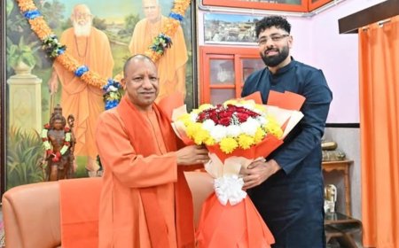 सीएम योगी आदित्यनाथ से मुलाकात पर बादशाह का बयान, बोले– सत्ता नहीं, संवेदना है उनकी असली शक्ति