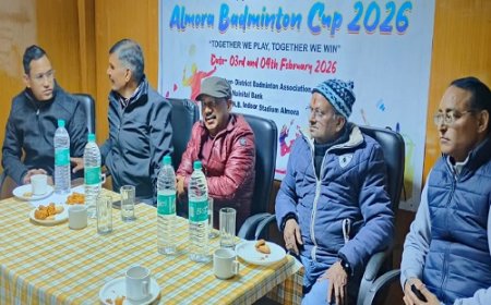 अल्मोड़ा बैडमिंटन कप-2026 अगले माह, नैनीताल बैंक रहेगा प्रायोजक