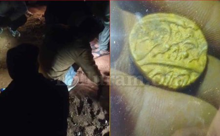 मिट्टी में मिला खजाना! खबर फैलते ही दफन 500 साल पुराने सिक्के लूटने उमड़ पड़ा गांव, मोबाइल की लाइट में खोद दी जमीन