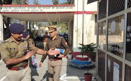 काठगोदाम थाने का अर्द्धवार्षिक निरीक्षण: CO हल्द्वानी ने जांची व्यवस्थाएं