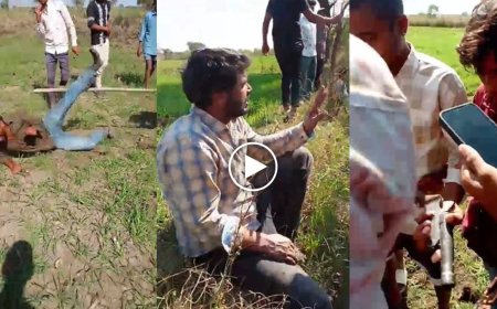 छत्तीसगढ़ : कट्टे की नोक पर दिनदहाड़े लूट, महिला के गहने लूटकर भागे 4 बदमाश, ग्रामीणों ने 2 आरोपियों को पकड़कर जमकर पीटा, देखें वीडियो…