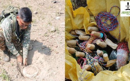 CG News : माओवादियों की नापाक साजिश नाकाम, जवानों ने 17 IED समेत डंप सामान किए बरामद