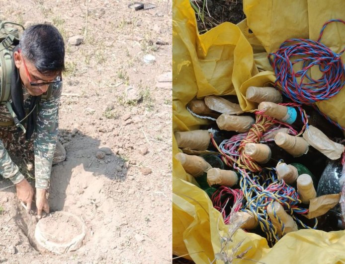 छत्तीसगढ़ की नक्सल समस्या: सुरक्षाबलों ने 17 IED बरामद कर माओवादियों की साजिश को नाकाम किया