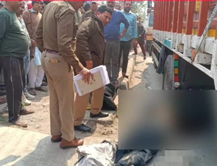 पनचक्की चौराहे पर दर्दनाक दुर्घटना: तेज रफ्तार ट्रक ने 70 वर्षीय बुजुर्ग की जान ली