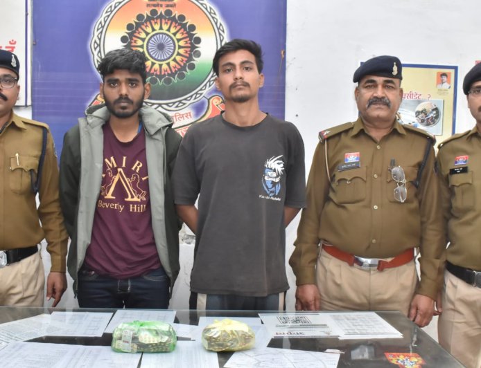भिलाई में नशे के कारोबार पर पुलिस का बड़ा एक्शन, 2 युवक गिरफ्तार