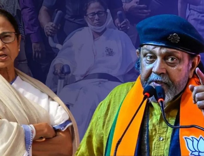 मिथुन चक्रवर्ती का ममता बनर्जी पर विवादित बयान, बंगाल में राजनीतिक हलचल तेज