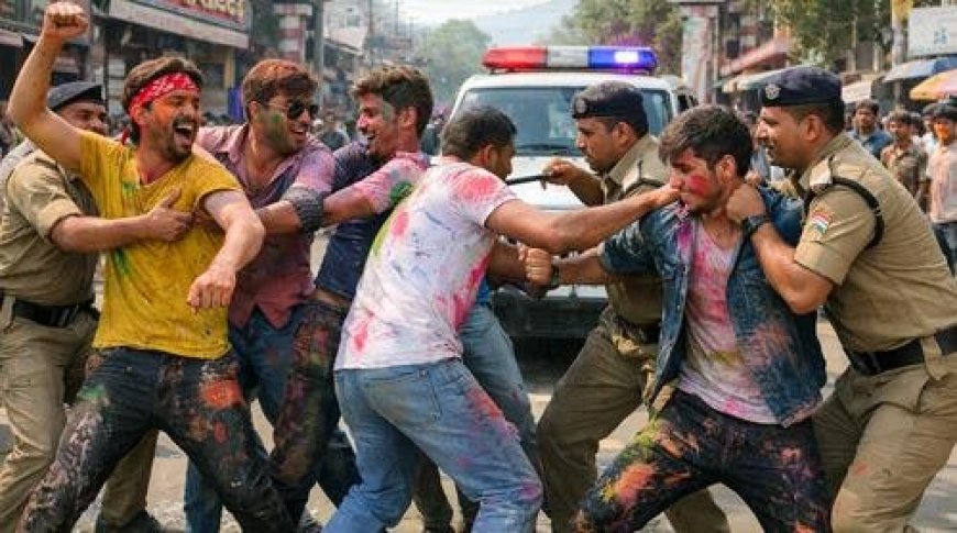 सावधान! होली में हुड़दंग किया तो सीधे जाएंगे जेल