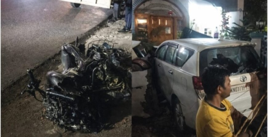 तेज रफ्तार कार ने मचाया तांडव, कई वाहनों को टक्कर, चालक हिरासत में