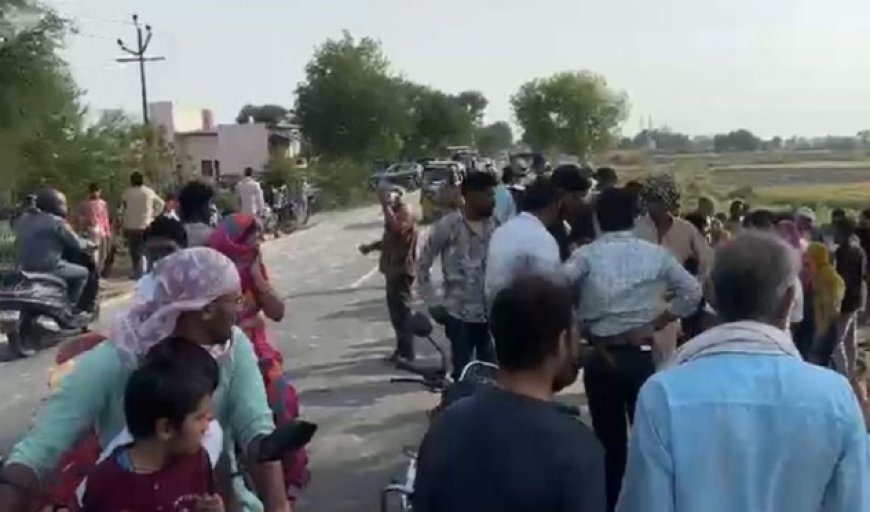 ट्रैक्टर-ट्राॅली ने बाइक सवार को कुचला, 2 हिस्सों में बंटा युवक का शरीर