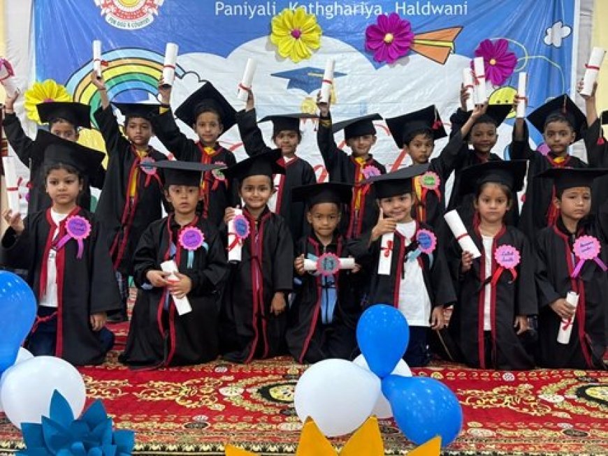 दि मास्टर्स स्कूल में ‘नन्हे स्नातकों’ का दीक्षांत समारोह, धूमधाम से मना उत्सव