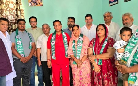 सोनीपत नगर निगम चुनाव: इनेलो ने आनंद खत्री को बनाया उम्मीदवार, भाजपा की पूनम रोहिल्ला ने किया पार्टी में शामिल