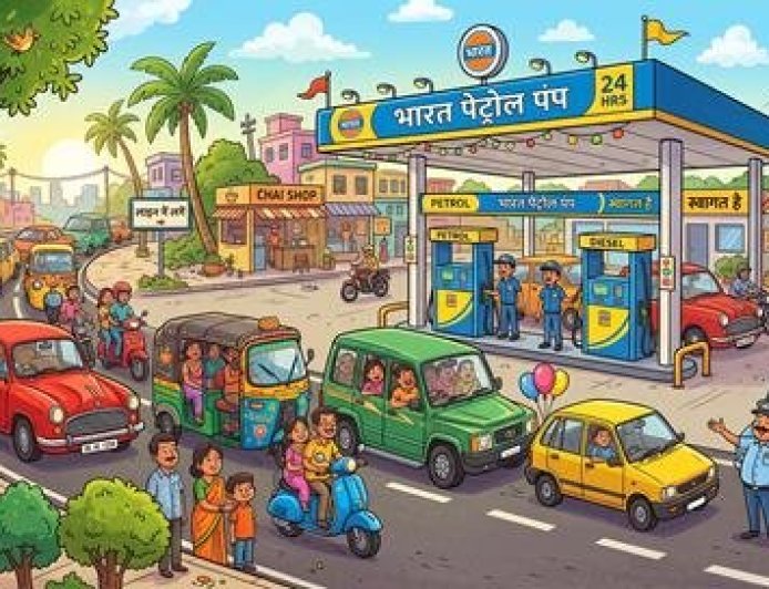 अल्मोड़ा में ईंधन संकट: चार पेट्रोल पंप सूखे, वाहनों का जाम
