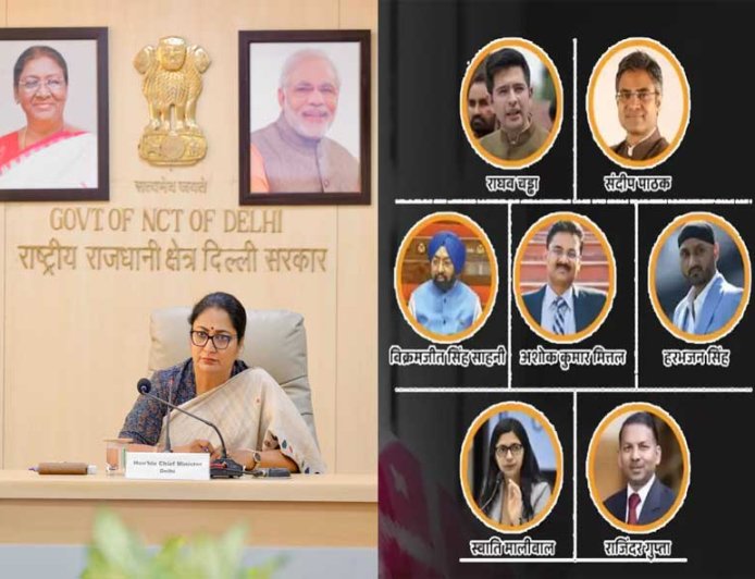 राघव चड्ढा और 7 सांसदों का बीजेपी में विलय: CM रेखा गुप्ता ने दी बधाई