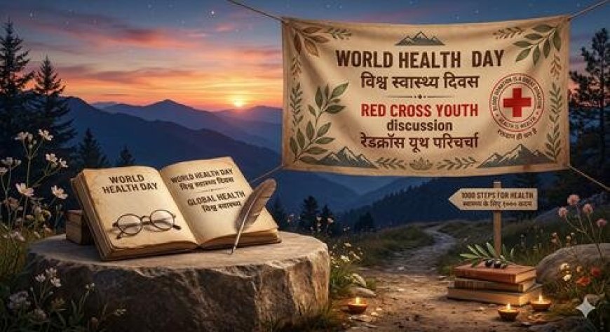 विश्व स्वास्थ्य दिवस पर अल्मोड़ा में रेडक्रॉस की विशेष स्वास्थ्य चर्चा