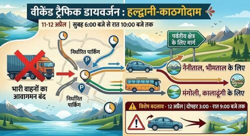 नैनीताल-भीमताल वीकेंड ट्रैफिक अलर्ट: जानिए नया रूट और जरूरी जानकारी