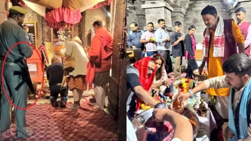 जागेश्वर धाम में गर्भगृह में हथियार के साथ प्रवेश पर विवाद, ASI ने जारी की जांच