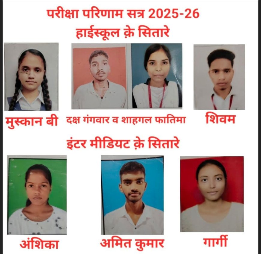 मुस्कान बी बनीं मीरगंज की टॉपर, हाईस्कूल में प्राप्त किए 91.16% अंक