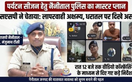 नैनीताल पुलिस का ‘मास्टर प्लान’ पर्यटन सीजन के लिए तैयार