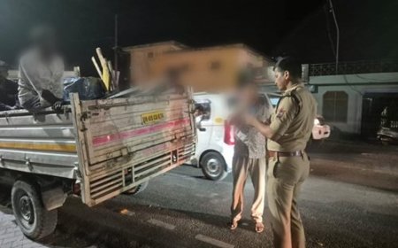 बेलगाम चालकों पर पुलिस की कड़ी कार्रवाई: SSP डॉ. मंजूनाथ का 'ऑपरेशन लगाम'