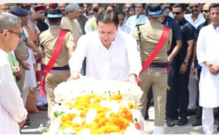 उत्तराखंड के मेजर जनरल भुवन चंद्र खंडूरी को राजकीय सम्मान के साथ अंतिम विदाई
