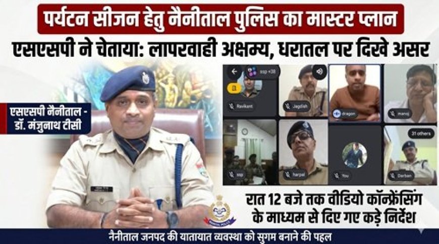 नैनीताल पुलिस का ‘मास्टर प्लान’ पर्यटन सीजन के लिए तैयार