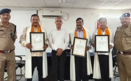 हल्द्वानी: तीन पुलिस कर्मियों का 30 से 36 वर्षों का सेवाकाल समाप्त, हुआ भावभीनी विदाई समारोह