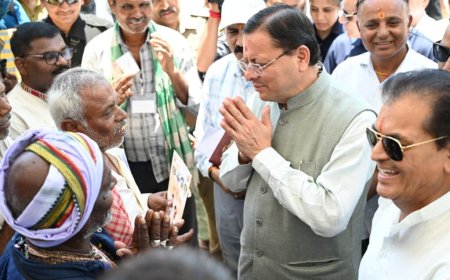 मुख्यमंत्री पुष्कर सिंह धामी ने ऋषिकेश स्थित ट्रांजिट कैंप का औचक निरीक्षण किया